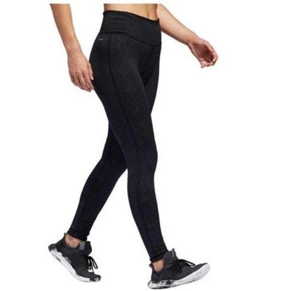 Adidas Women's Flower Print Leggings - Picture 2 of 6